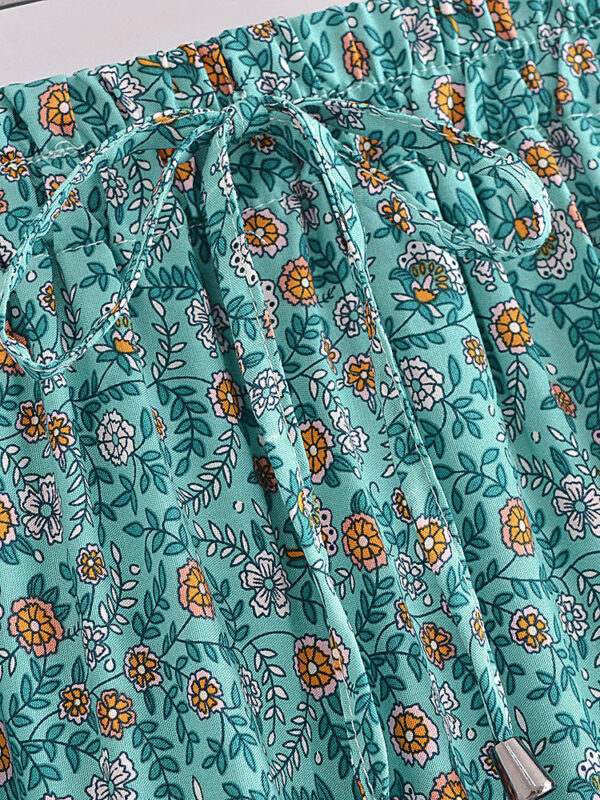 Happy Boho Elastic Waist A-Line Skirt Green – Spirit & Rebel