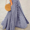 Farmhouse Rustic Plaid Boho Maxi Skirt – Spirit & Rebel
