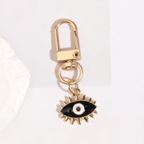 S26a3bdf1e34e42b39393a85b9a5cd129c Eye Of Horus Keychain Blue Eye Key Ring Hamsa Hand
