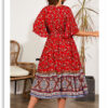 Free Flow Red Plus Size Boho Midi Dress – Spirit & Rebel