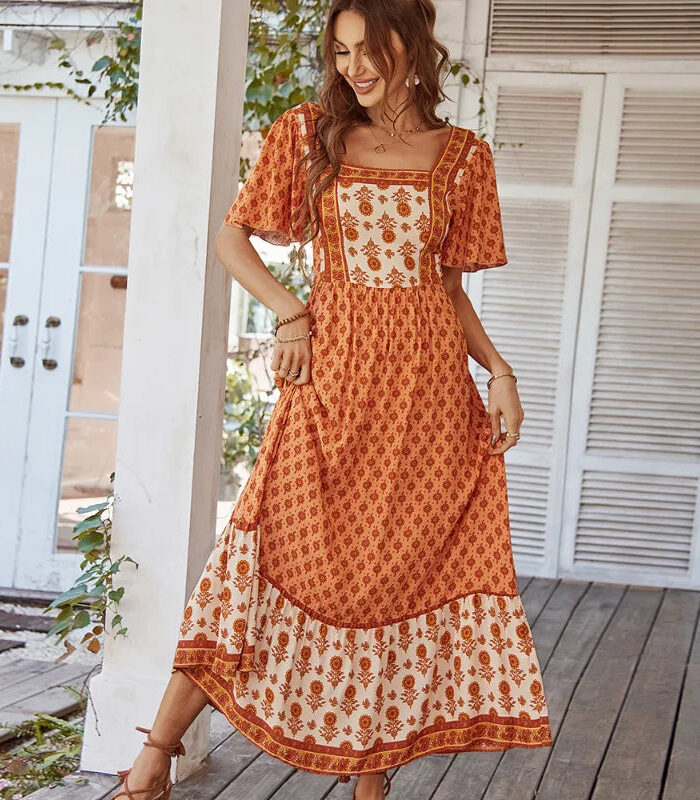 Cottagecore Romance Boho Dress – Spirit & Rebel