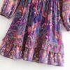 S32d41825110c4f42bc8f318c5f9077acV Unstoppable Spirit V-neck Long Sleeve Boho Dress Purple – Spirit & Rebel
