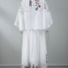 Free Your Mind Embroidered Boho Skirt and Top 2 Piece Set