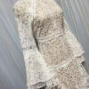 Flowing Lace Boho Gown Dress