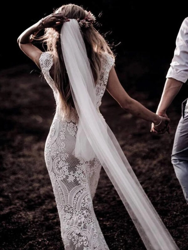 Boho Mermaid Dreams Wedding Dress