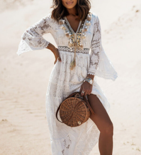 S3f0d4ade7b414b34ac55f750ef418d2cK Boho Spirit White Maxi Dress