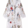 Free Your Mind Embroidered Boho Skirt and Top 2 Piece Set