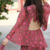 S4270f5b5099d4d209c3ec4f6d07fae01b Sweet Evenings Open Back Boho Playsuit Romper Pink – Spirit & Rebel