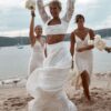 Lunar Love Two Piece Bohemian Open Back Boho Wedding Dress