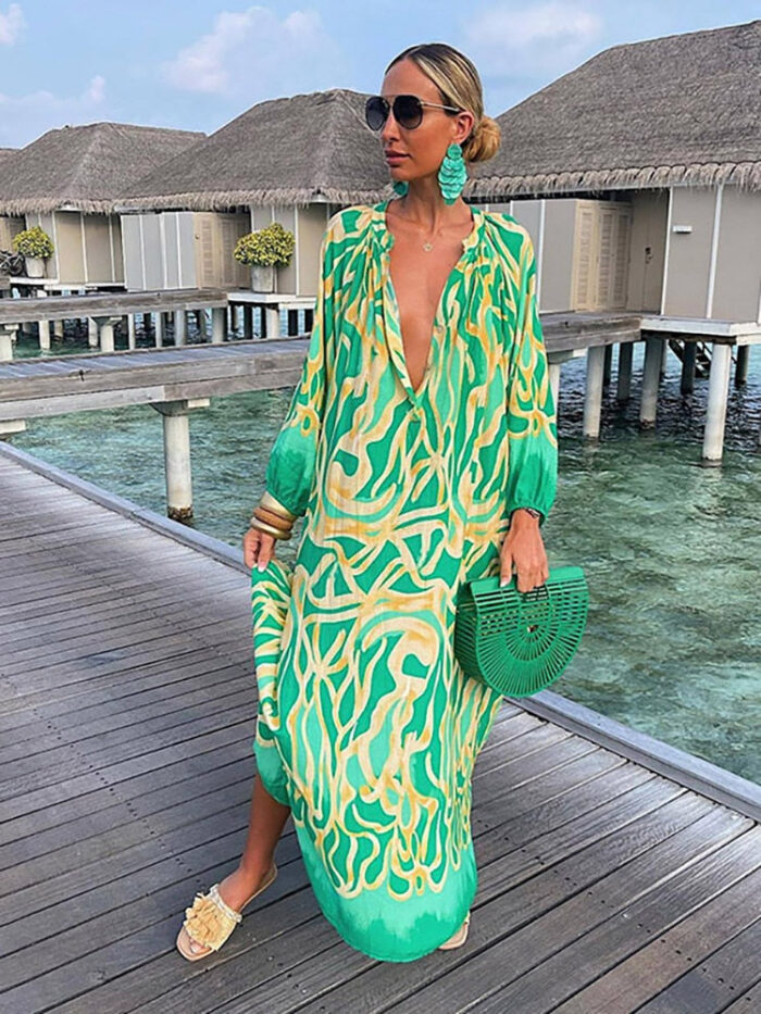 S45b9884868564e6cb5d084d8c99b318an Bohemian Dream Beach Cover Up Dress