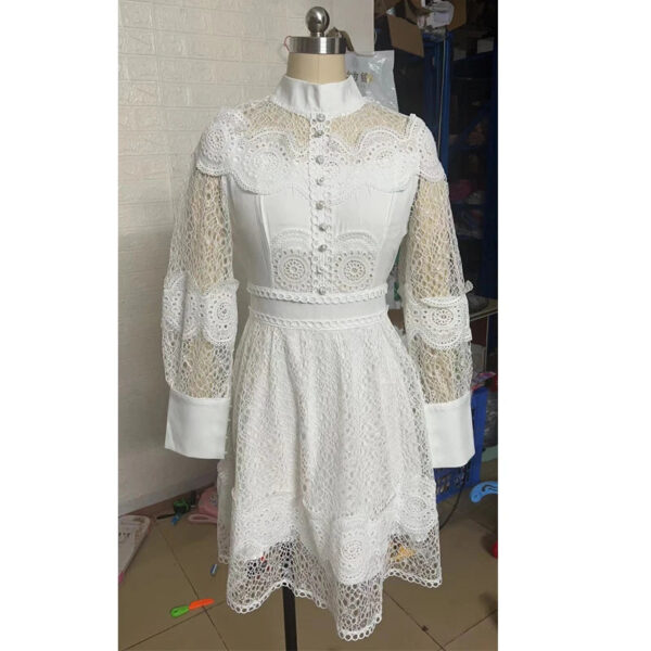 Heavenly Lace Boho Midi Dress