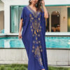 S4957e18ba7b2455bb61f213e71d72d15L Sunset Serenity Embroidered Boho Maxi Bliss Dress