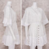 Spirit and Rebel White Lace Boho Tunic Beach Cover up Dress