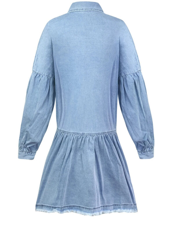 Denim Dream Long Sleeve Boho Dress