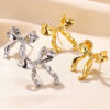 S5c6893f919154a31a71a2d597470dc2ee Boho Bow Gold Color Earrings – Spirit & Rebel