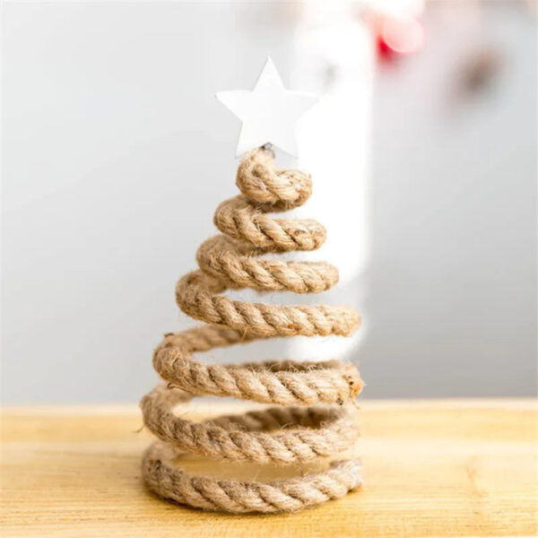 Small Wooden Christmas Tree Boho Holiday Decor – Spirit & Rebel