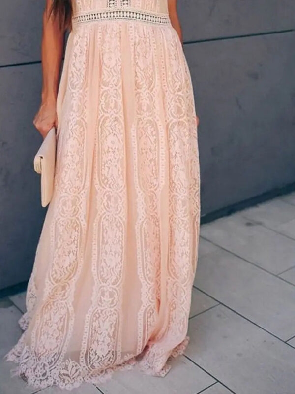 S60ce5f553bab4a7e8344eee31c05099a5 Divine Boho Lace Maxi Dress