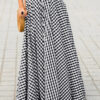 Farmhouse Rustic Plaid Boho Maxi Skirt – Spirit & Rebel