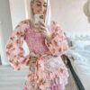 Pink Elegant Boho Dress