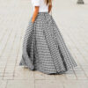 Farmhouse Rustic Plaid Boho Maxi Skirt – Spirit & Rebel
