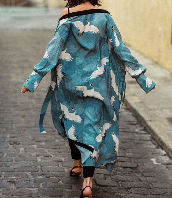 S76851f4495a146f6938cb17edcb171b0P Wanderlust Boho Half Sleeve Kimono Beach Cover Up