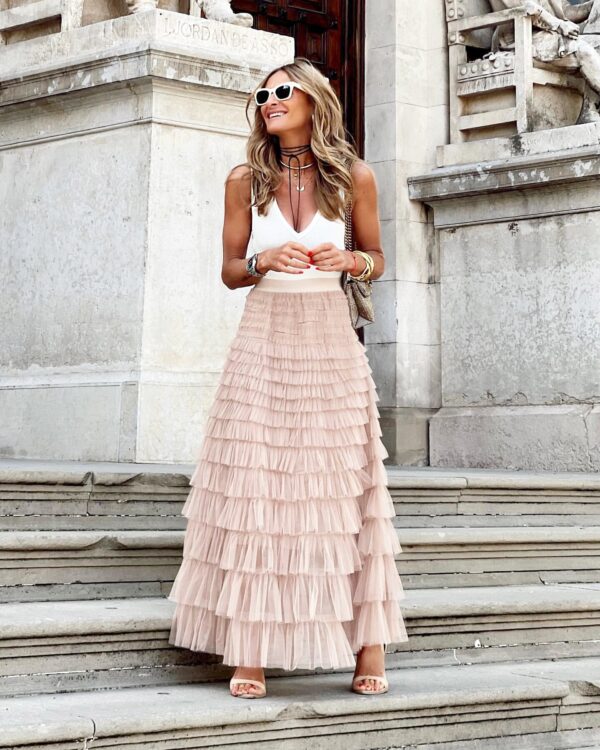 S8671d630458444a7a28a9b65de10b900j Boho Enchantment Tulle Maxi Skirt – Spirit & Rebel