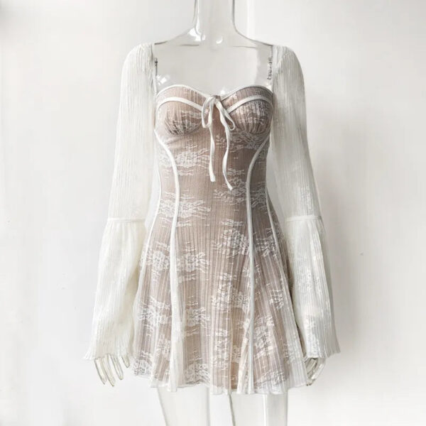 S86d2404c880244e88094b4708e7a8c88Z_d43d56a0-ec89-43d9-a45a-1ffd8884cae6 Bella Boho Lace Flared Sleeves Mini Dress White – Spirit & Rebel