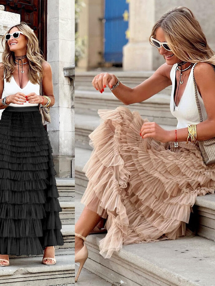 Boho Enchantment Tulle Maxi Skirt – Spirit & Rebel