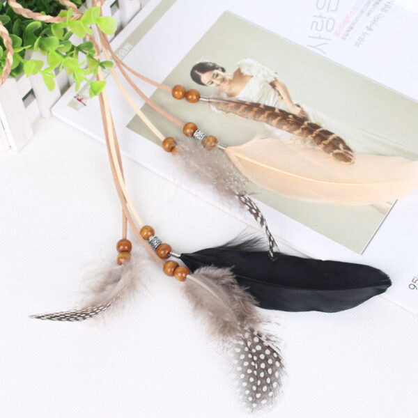 Spirit and Rebel Handmade Boho Feather Headband