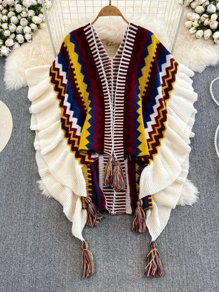 Spirit and Rebel Tassel Boho Cardigan