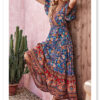 S8ec27ce533284e75b50cd18f4bbed035G Meadow Dreamer Floral Print Boho Plunge Maxi Dress – Spirit & Rebel