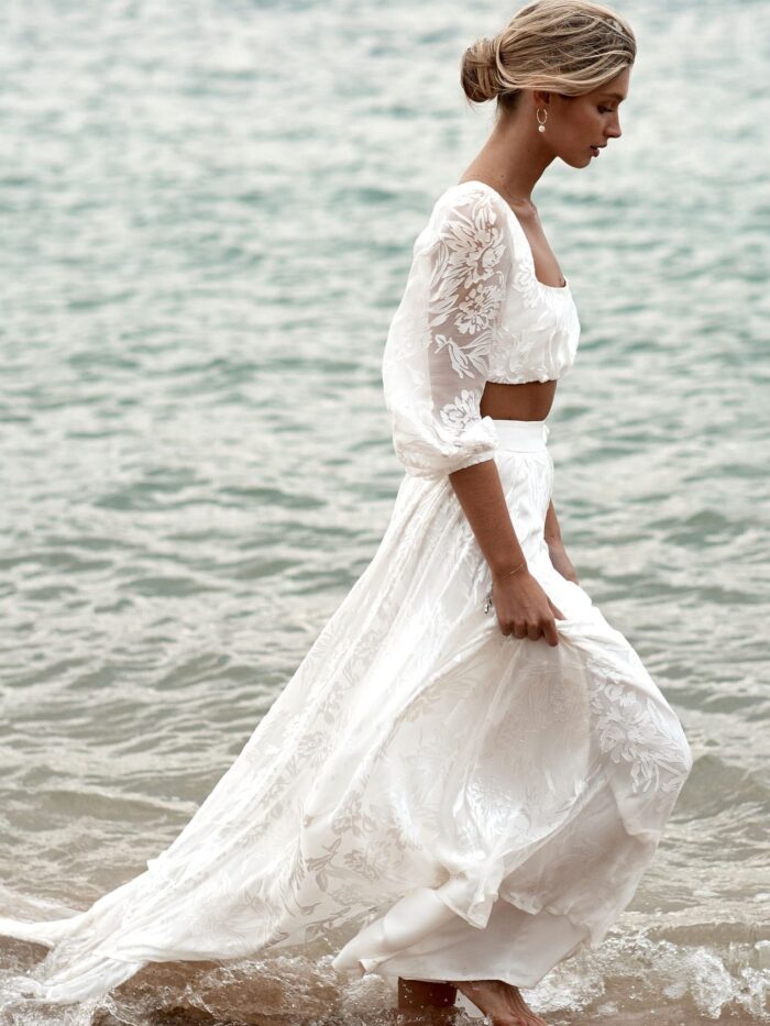 S90672ea4c6884491b48f564c007d4729N Lunar Love Two Piece Bohemian Open Back Boho Wedding Dress
