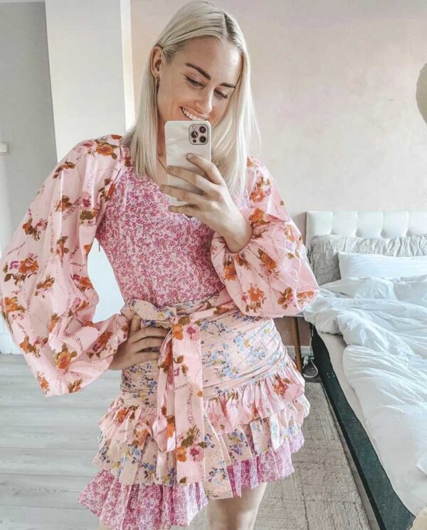 Pink Elegant Boho Dress