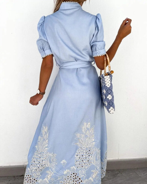 S9dab8dd6e0db413a97d3c327c0f1b846Z Farmhouse Beauty: Flowy Boho Lace & Embroidery Dress