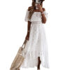 Sa22a9fb8399d455c86b249bbcfac8df0Y Nomad Off-Shoulder White Boho Dress