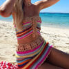 Blissful Beach Boho Crochet Beach Cover Top Skirt – Spirit & Rebel