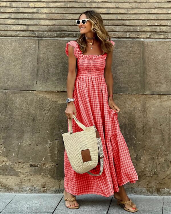 Sa2fa8485583a4acfbce32b26527302e4h Coastal Plaid Boho Maxi Dress – Spirit & Rebel