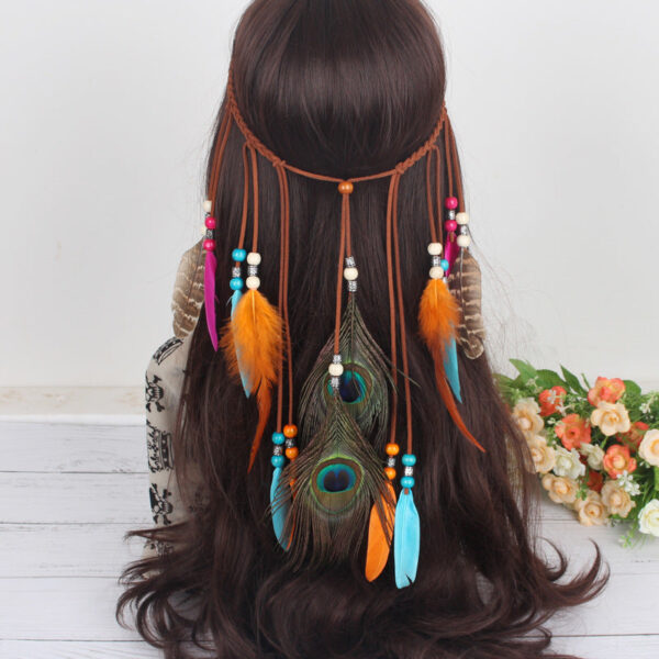 Spirit and Rebel Handmade Boho Feather Headband