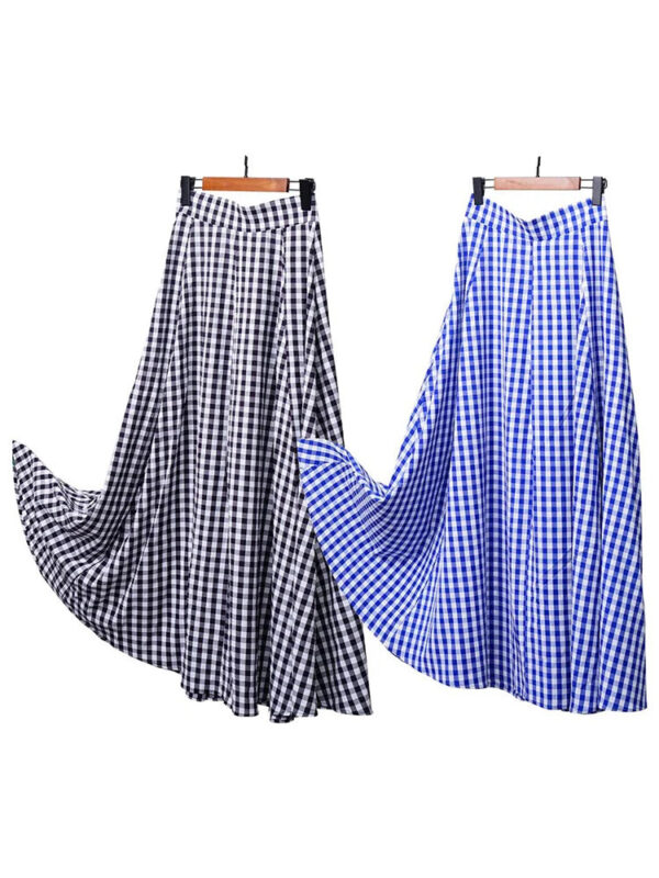 Farmhouse Rustic Plaid Boho Maxi Skirt – Spirit & Rebel