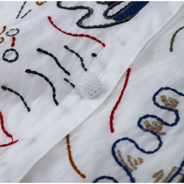 Free Your Mind Embroidered Boho Skirt and Top 2 Piece Set