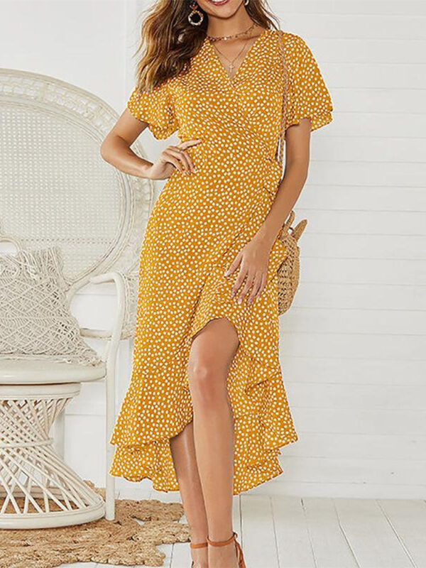 Sb838484c350b49b882fb12e70bbc203cw Wildflower Wanderlust V-Neck Short Sleeve Boho Maxi Dress – Spirit & Rebel