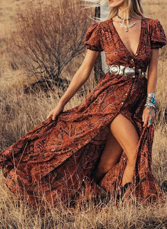 Sbba1e2d960e34bc7bdeb719309d05dd3z Anything is Possible Boho Hippie Dress