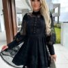 Heavenly Lace Boho Midi Dress