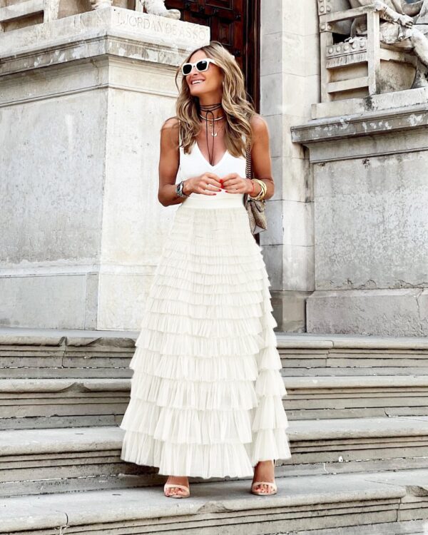 Sbd19e700c406480fad8b2bebed906057T Boho Enchantment Tulle Maxi Skirt – Spirit & Rebel