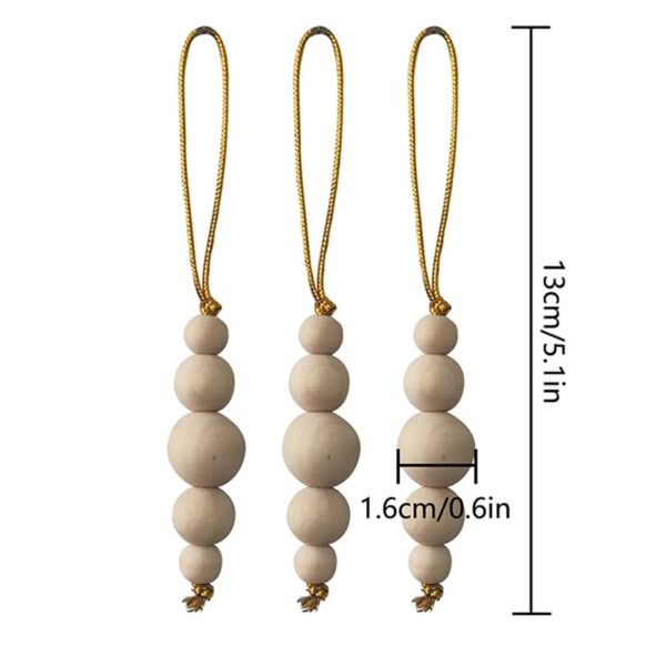 Sbd465be9db9a4fefada0fda3306c9d14O Bohemian Wooden Beads String Christmas Pendants