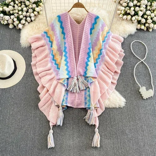 Spirit and Rebel Tassel Boho Cardigan