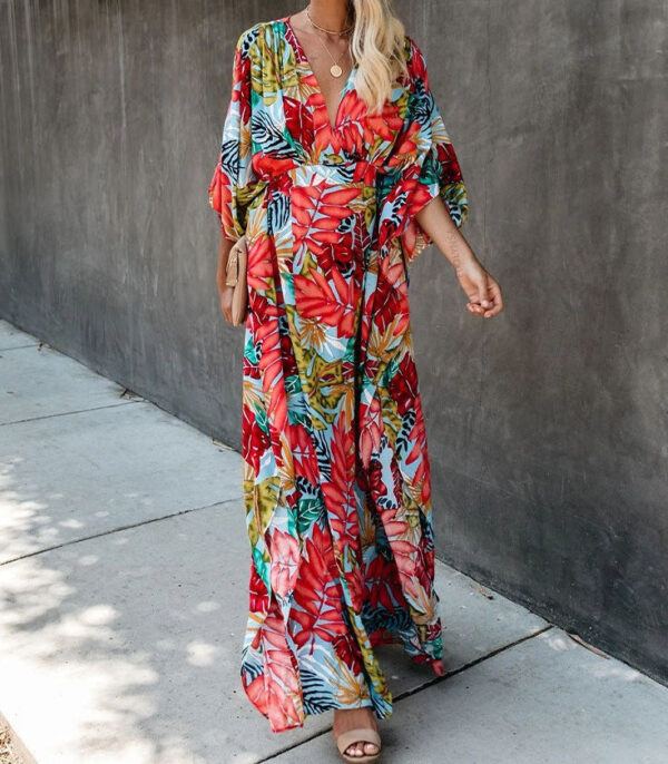 Sbf01b50396a447ef805b805d6bde88beh Wanderlust Boho Half Sleeve Kimono Beach Cover Up