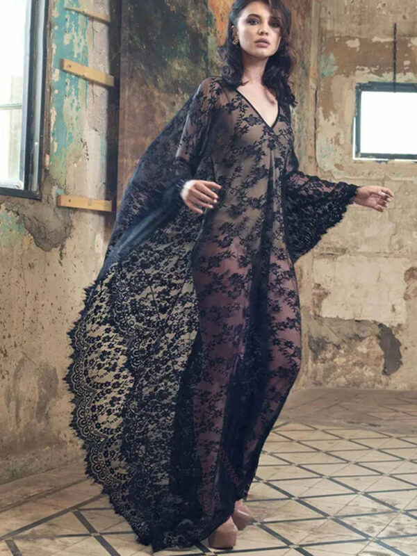 Sc15b56ce744f466d98e74644604aa07bR Ethereal Breeze Boho Chic Embroidered Maxi Dress Kaftan