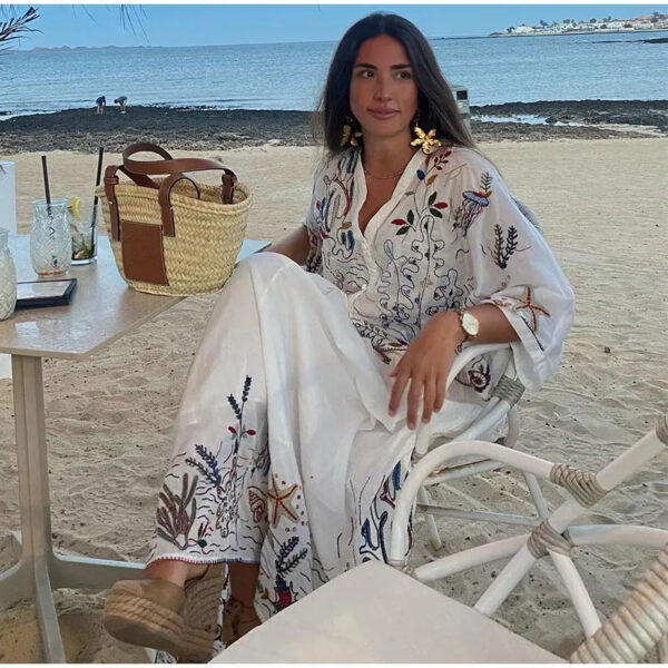 Free Your Mind Embroidered Boho Skirt and Top 2 Piece Set