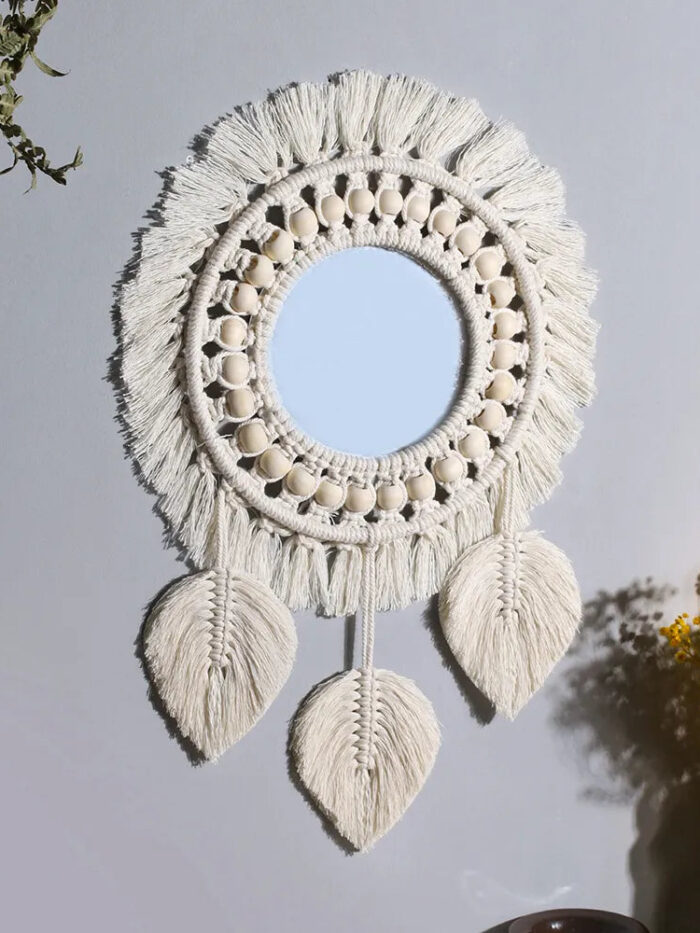 Boho Bliss Macrame Wall Mirrors – Spirit & Rebel